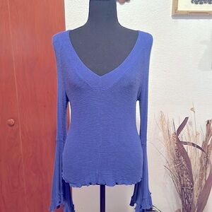 Free People Bell Sleeved Top